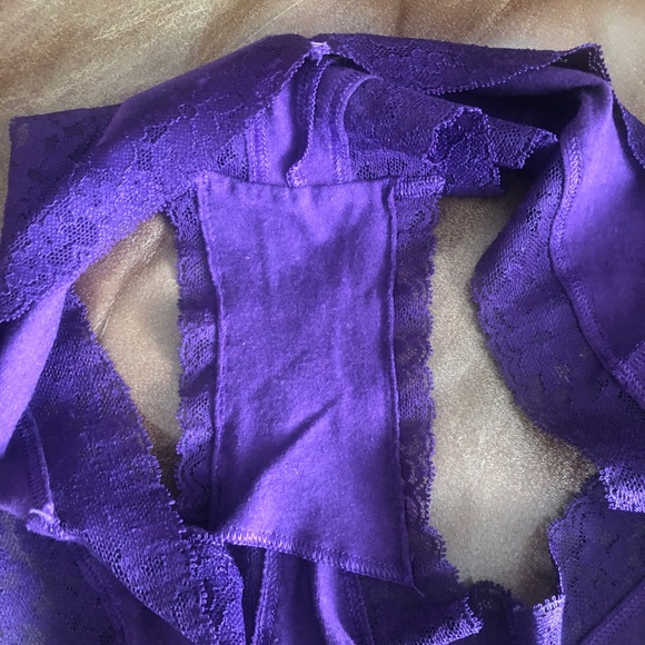 Victoria’s Secret Cheeky cotton lace panty underwear Size L - Picture 4 of 5